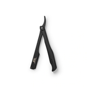 JRL Magnetic Straight Edge Razor zwart – barber scheermes met magnetische mesvergrendeling