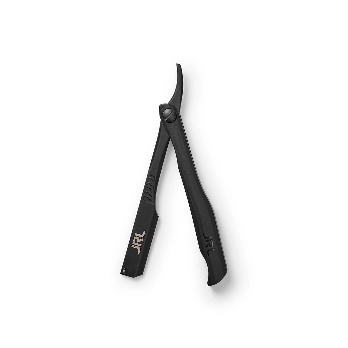 JRL Magnetic Straight Edge Razor zwart – barber scheermes met magnetische mesvergrendeling