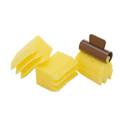 Sibel fixatiesponsjes geel - 3 stuks