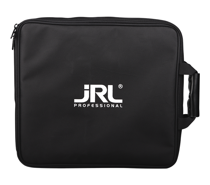 JRL Professional Comb Display Pouch zwart – kammen etui met meerdere lagen en kammen, vooraanzicht op witte achtergrond