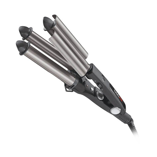Babyliss Wafeltang Triple Barrel Large - Zwart (BAB2269TTE)