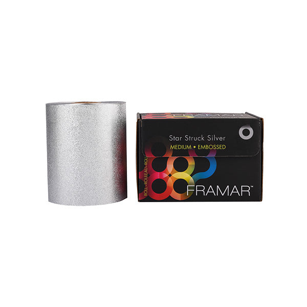 Framar Star Struck Embossed Aluminiumfolie Zilver - 13 cm x 97 m