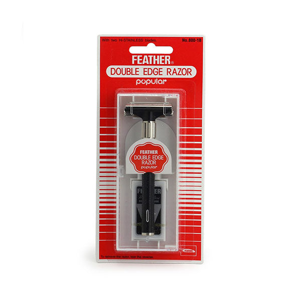 Feather Double Edge Razor Popular - incl. 10 blades