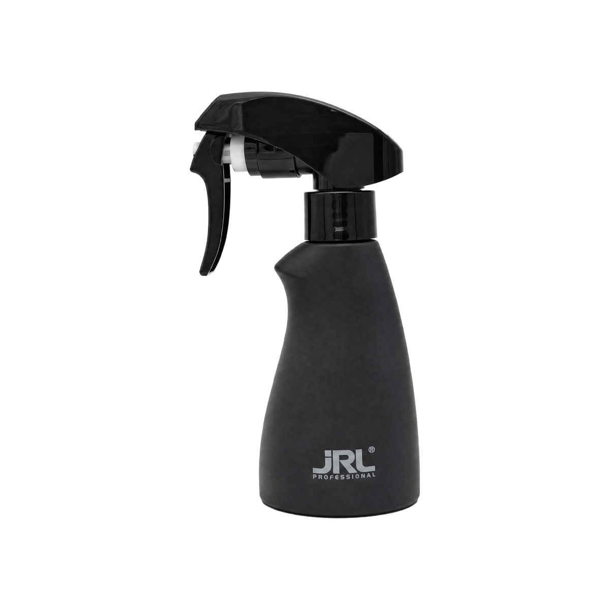 JRL Spray Bottle 150 ml zwart – plantenspuit voor kappers en barbers met fijne nevel, zijaanzicht