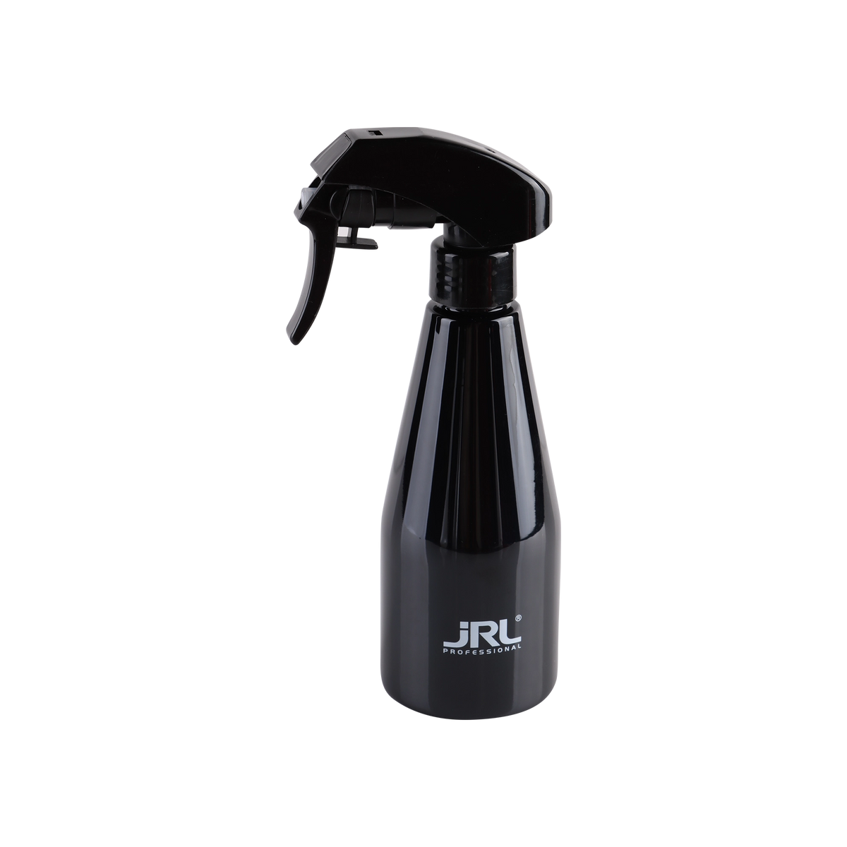 JRL Spray Bottle 250 ml zwart – plantenspuit voor kappers en barbers met fijne nevel, zijaanzicht