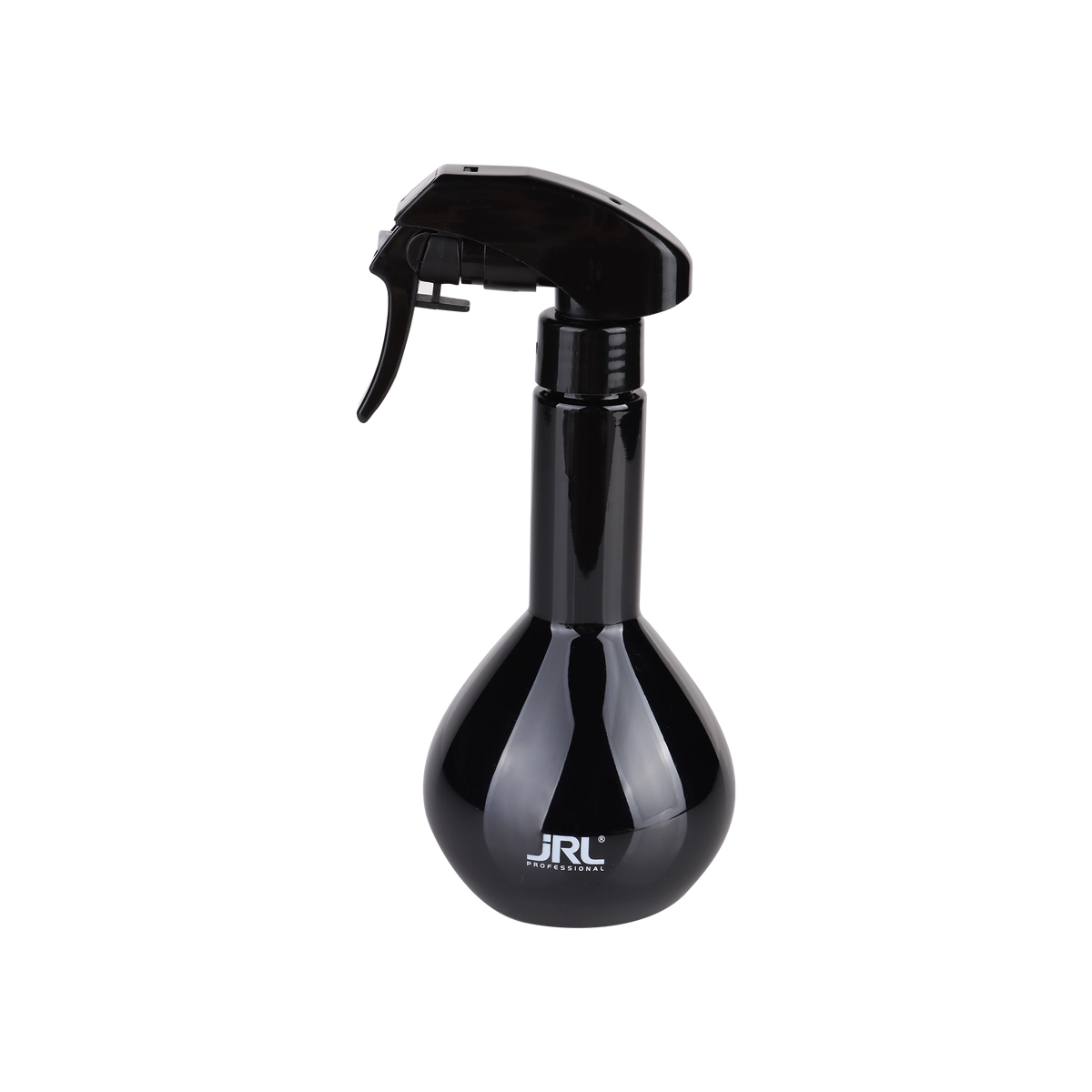 JRL Spray Bottle 280 ml zwart – plantenspuit voor kappers en barbers met fijne nevel, zijaanzicht