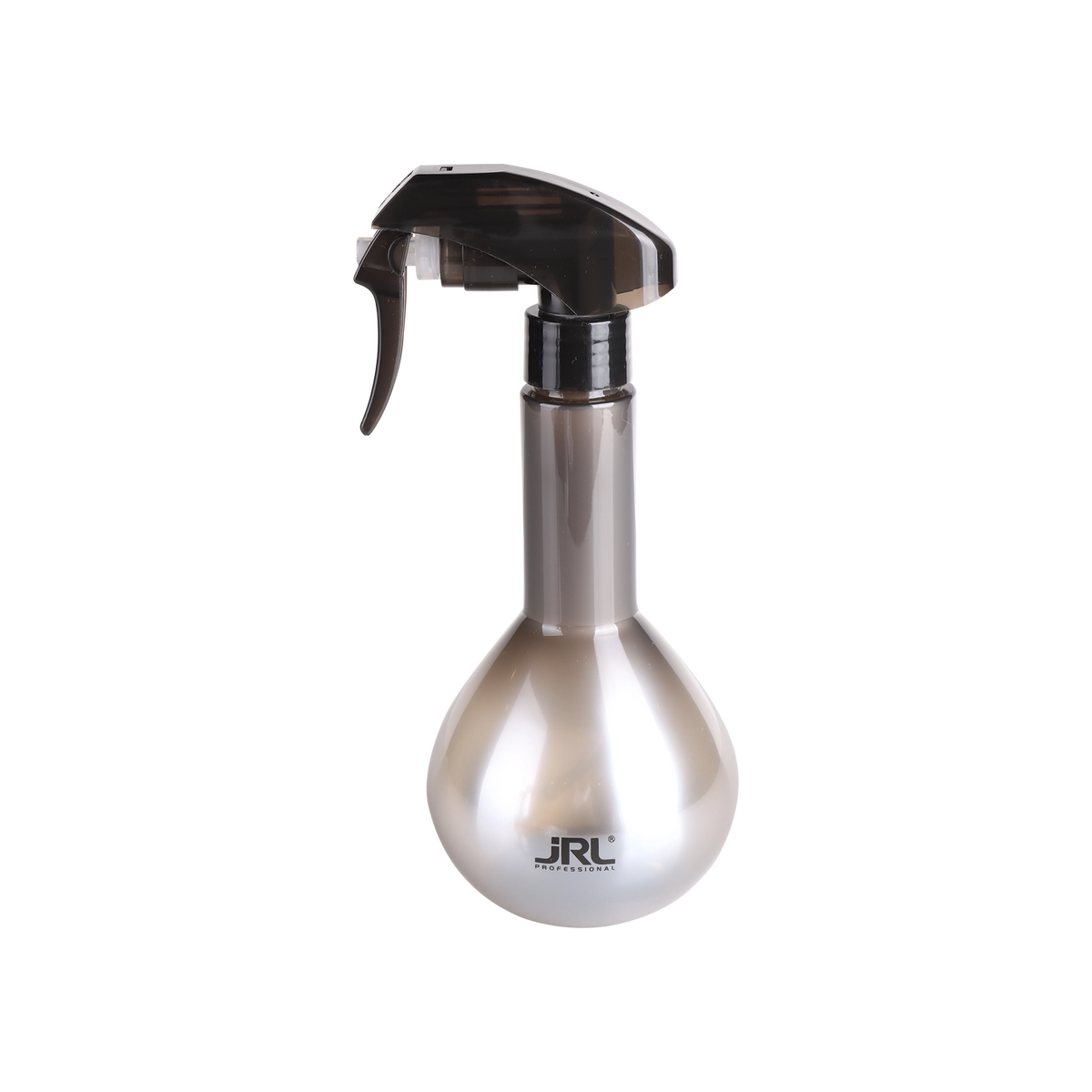 JRL Spray Bottle 280 ml zilver – plantenspuit voor kappers en barbers met fijne nevel, zijaanzicht
