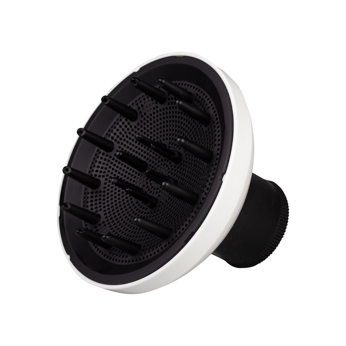 JRL Universal Air Diffuser wit – föhn diffuser opzetstuk met 12 vingers voor krullen en volume