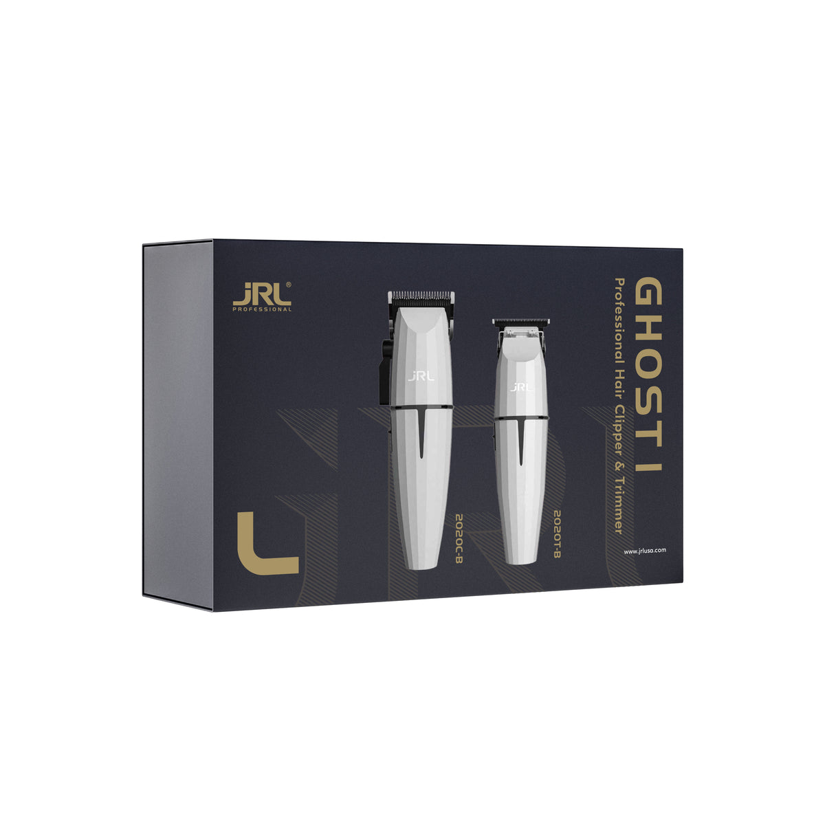 Verpakking van de JRL Ghost Kit #1 professionele clipper en trimmer