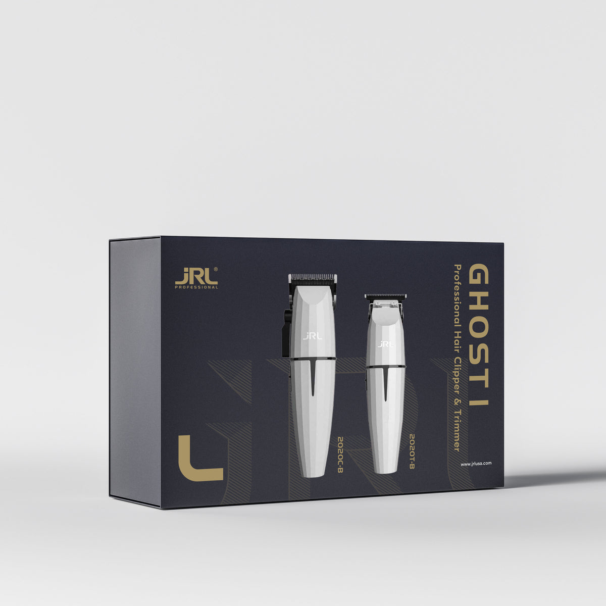 JRL Ghost Kit #1 in de verpakking – clipper en trimmer set