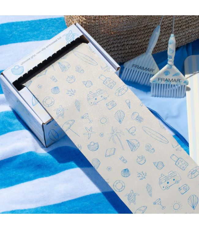 Framar Beach Bum Embossed Folie Medium Rol - 97,5 meter