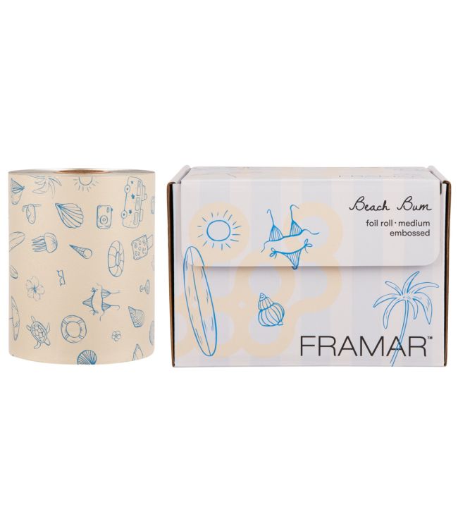 Framar Beach Bum Embossed Folie Medium Rol - 97,5 meter