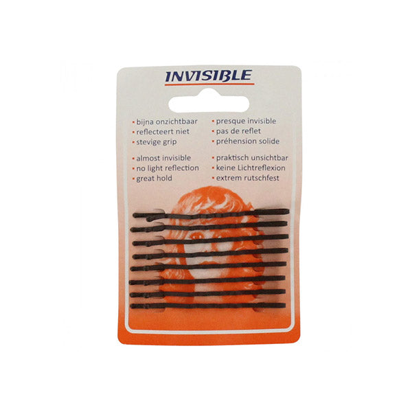 Invisible Haarspelden Lang - Bruin - 65 mm